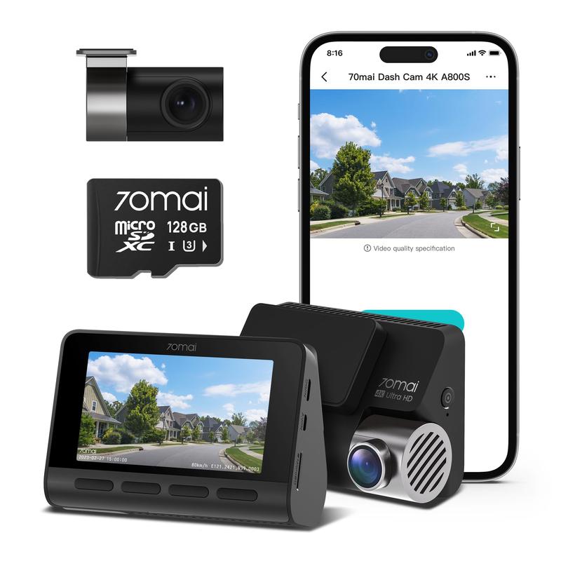 新品 F1.8 128GB 4K/FHD 70mai DashCamA800SE 新品 F1.8 128GB 4K/FHD 70mai DashCamA800SE - メルカリ